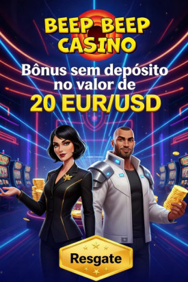 Imagem de B&ocirc;nus de 20 &euro;/$ sem dep&oacute;sito no BeepBeep Casino com ganhos sac&aacute;veis