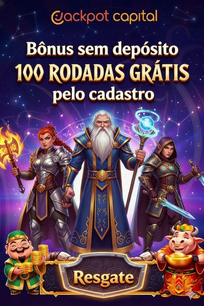 Imagem de 100 Rodadas Gr&aacute;tis para Voc&ecirc; no Cadastro do Jackpot Capital