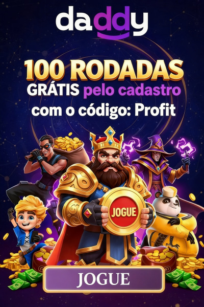 Imagem de 100 rodadas gr&aacute;tis sem dep&oacute;sito no Daddy Casino com c&oacute;digo PROFIT