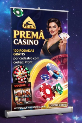 Imagem de 100 Rodadas Gr&aacute;tis Sem Dep&oacute;sito no Cassino Gama