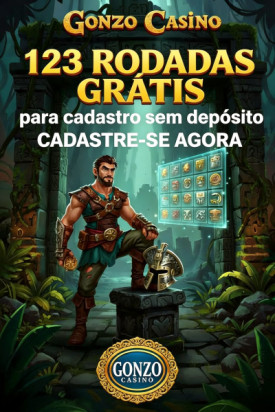 Imagem de 123 Rodadas Gr&aacute;tis Sem Dep&oacute;sito no Cassino Gonzo