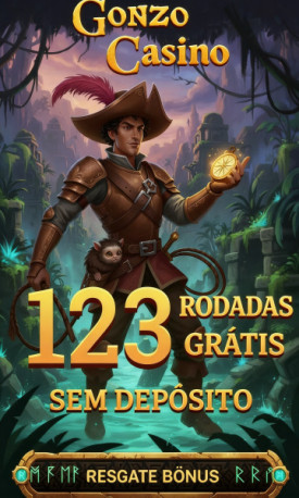 Imagem de 123 Rodadas Gr&aacute;tis no Gonzo Cassino ao se Cadastrar