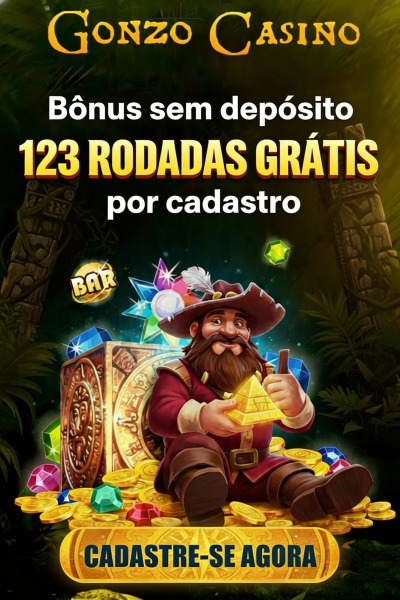 Imagem de 123 Rodadas Gr&aacute;tis Sem Dep&oacute;sito no Gonzo Casino