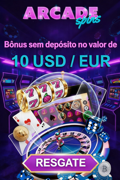 Imagem de B&ocirc;nus de R$ 10,00 no cadastro do cassino Arcade Spins