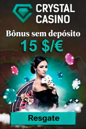 Imagem de B&ocirc;nus de 15 $/&euro; no Crystal Cassino ao se cadastrar