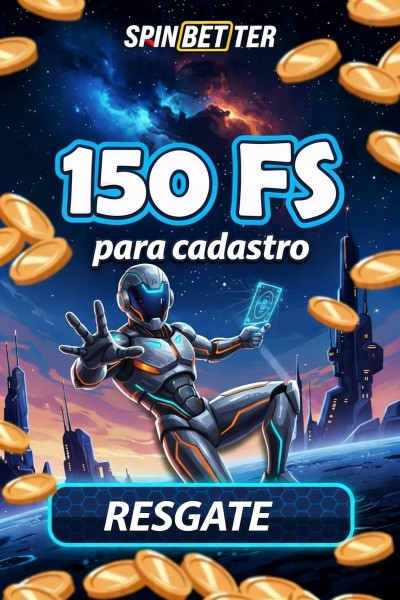 Imagem de 150 Rodadas Grátis Sem Depósito no SpinBetter ao se Cadastrar Imagem de 150 Rodadas Grátis Sem Depósito no SpinBetter ao se Cadastrar