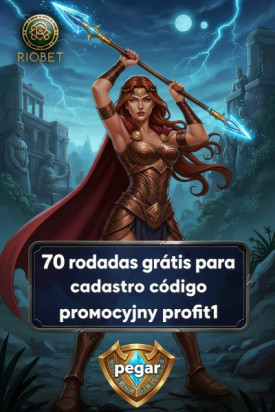 Imagem de 70 Rodadas Gr&aacute;tis sem Dep&oacute;sito no Cassino Riobet para Cadastro