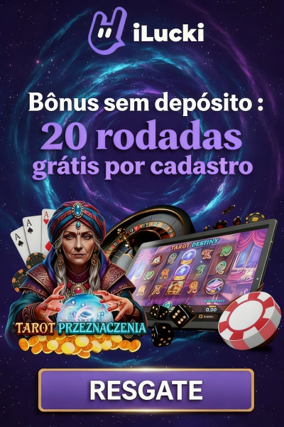Imagem de 20 Rodadas Gr&aacute;tis Sem Dep&oacute;sito no Cassino iLucki