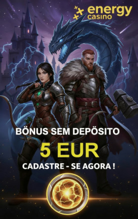 Imagem de R$ 5,00 sem dep&oacute;sito no Energy Casino ao se cadastrar