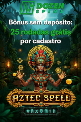 Imagem de 25 Rodadas Gr&aacute;tis Sem Dep&oacute;sito no Cassino DozenSpins