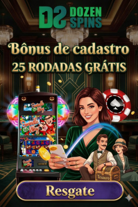 Imagem de 25 Rodadas Gr&aacute;tis Sem Dep&oacute;sito no Cassino Dozen Spins