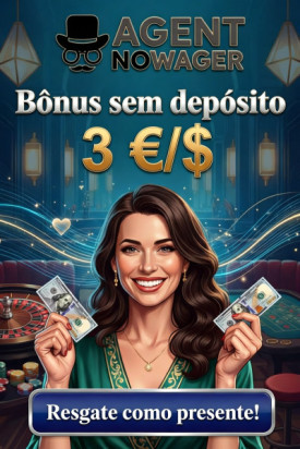 Imagem de R$ 15,00 de B&ocirc;nus Sem Dep&oacute;sito no Agent No Wager pelo Cadastro