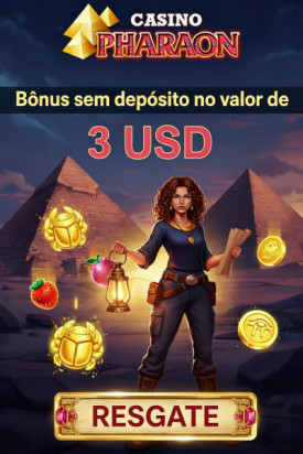 Imagem de R$ 3,00 de B&ocirc;nus Sem Dep&oacute;sito no Pharaon Casino para Come&ccedil;ar