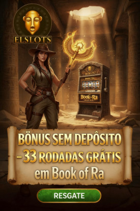 Imagem de 33 Rodadas Gr&aacute;tis Sem Dep&oacute;sito no Cassino Elslots