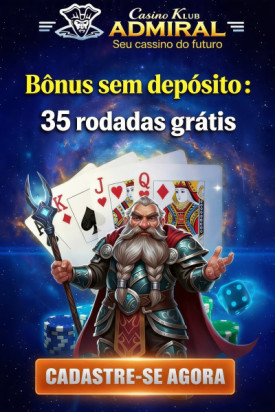 Imagem de 35 Rodadas Gr&aacute;tis no Admiral Club: B&ocirc;nus Sem Dep&oacute;sito Exclusivo