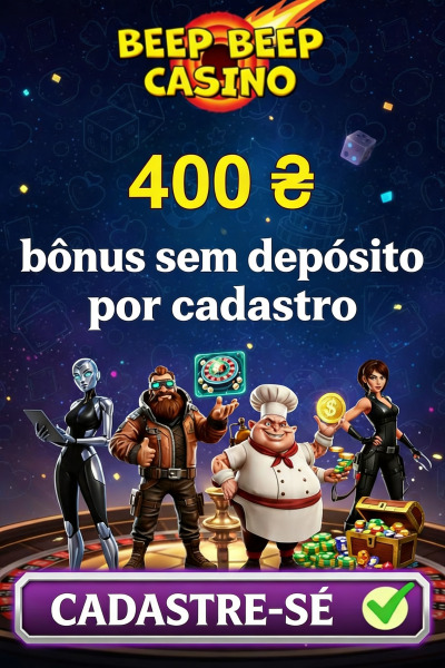Imagem de R$ 400,00 de B&ocirc;nus Sem Dep&oacute;sito no Beep Beep Casino