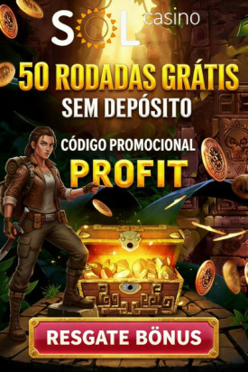 Imagem de 50 Rodadas Gr&aacute;tis no SOL Casino: B&ocirc;nus Sem Dep&oacute;sito Exclusivo