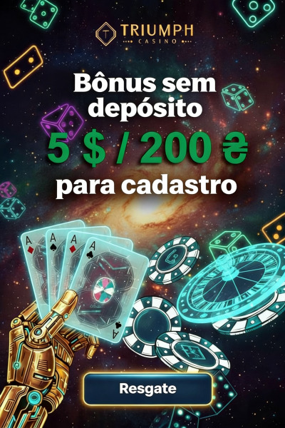 Imagem de B&ocirc;nus de 5 USD ou 200 UAH Sem Dep&oacute;sito no Cassino Triumf