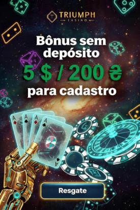 Imagem de B&ocirc;nus de 5 USD ou 200 UAH Sem Dep&oacute;sito no Cassino Triumf