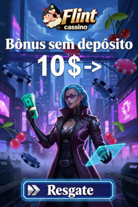 Imagem de B&ocirc;nus de R$ 10,00 sem Dep&oacute;sito no Cassino Flint para Novos Jogadores
