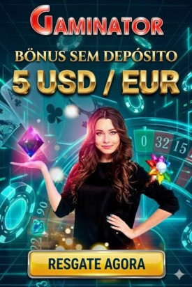 Imagem de Gaminator Casino: 5 &euro;/$ de B&ocirc;nus sem Dep&oacute;sito no Cadastro