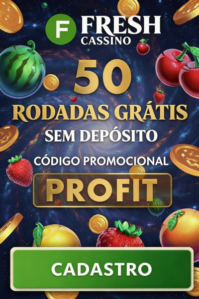 Imagem de FRESH Casino: 50 Rodadas Gr&aacute;tis Imediatas no Cadastro