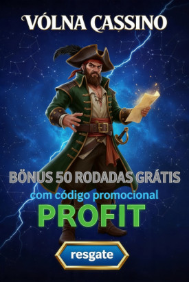 Imagem de B&ocirc;nus de 50 Rodadas Gr&aacute;tis no Cassino VOLNA pelo Cadastro