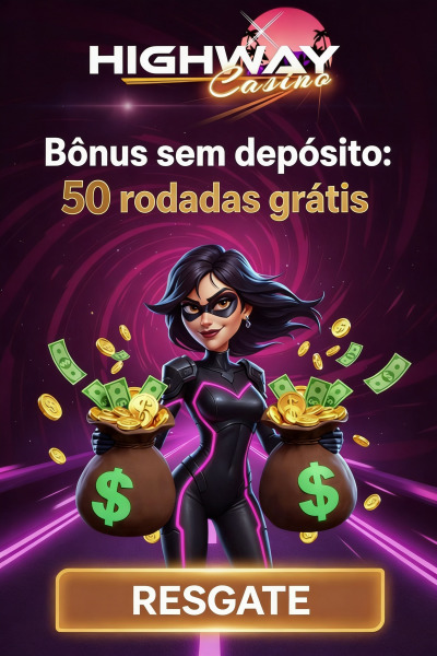 Imagem de 50 Rodadas Gr&aacute;tis no Highway Cassino: B&ocirc;nus de Cadastro