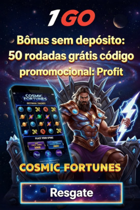 Imagem de 50 Rodadas Gr&aacute;tis Sem Dep&oacute;sito no 1GO Cassino
