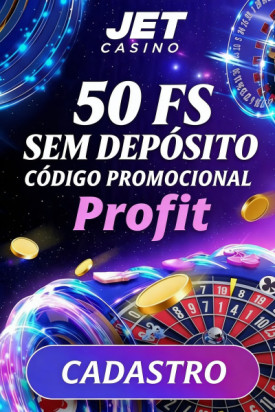 Imagem de 50 Rodadas Gr&aacute;tis no JET Cassino sem Dep&oacute;sito