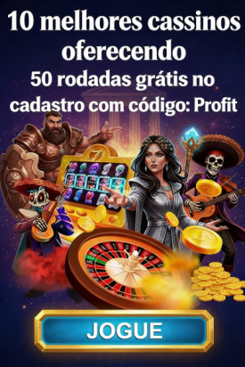 Imagem de 50 Rodadas Gr&aacute;tis ao se Cadastrar com o C&oacute;digo PROF