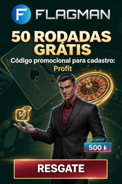 Imagem de 50 Rodadas Grátis Sem Depósito no Flagman Cassino Imagem de 50 Rodadas Grátis Sem Depósito no Flagman Cassino