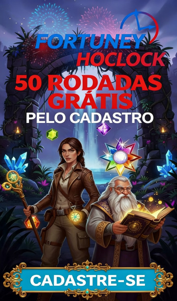 Imagem de 50 Rodadas Gr&aacute;tis Sem Dep&oacute;sito no Cassino Fortune Clock