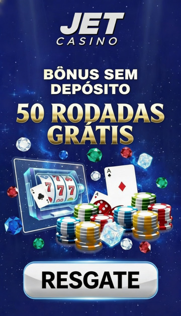 Imagem de 50 Rodadas Gr&aacute;tis sem Dep&oacute;sito no Jet Cassino te esperam