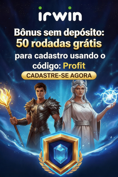 Imagem de 50 Rodadas Gr&aacute;tis no Cassino Irwin para Novos Cadastros