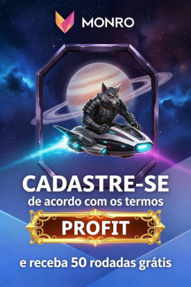 Imagem de 50 Rodadas Gr&aacute;tis no Monro Casino: B&ocirc;nus Sem Dep&oacute;sito ao Cadastrar