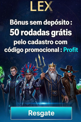 Imagem de 50 Rodadas Gr&aacute;tis Sem Dep&oacute;sito no Lex Casino