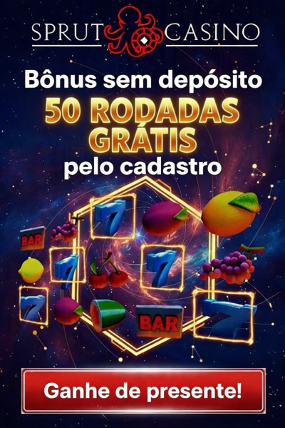 Imagem de 50 Rodadas Gr&aacute;tis Sem Dep&oacute;sito no Sprut Cassino ao se Cadastrar