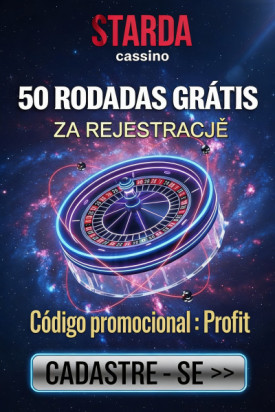 Imagem de 50 Rodadas Gr&aacute;tis Sem Dep&oacute;sito no Starda Casino