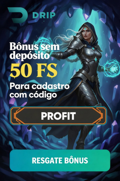 Imagem de 50 Rodadas Grátis sem Depósito no Drip Cassino ao se Cadastrar Imagem de 50 Rodadas Grátis sem Depósito no Drip Cassino ao se Cadastrar