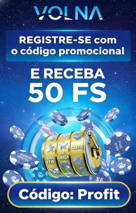 Imagem de 50 Rodadas Gr&aacute;tis Sem Dep&oacute;sito no VOLNA Cassino no Cadastro