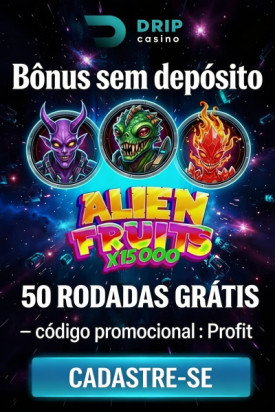 Imagem de 50 Rodadas Gr&aacute;tis sem Dep&oacute;sito no Drip Cassino para Voc&ecirc;!