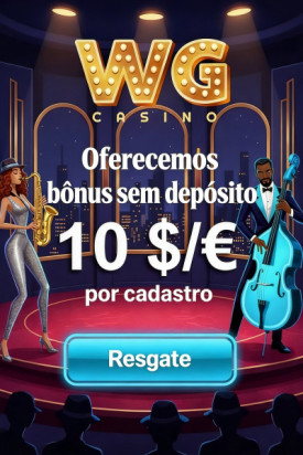 Imagem de 10 d&oacute;lares de b&ocirc;nus sem dep&oacute;sito no Cassino WG