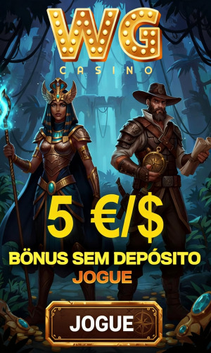 Imagem de B&ocirc;nus de R$ 25,00 Sem Dep&oacute;sito no WG Cassino