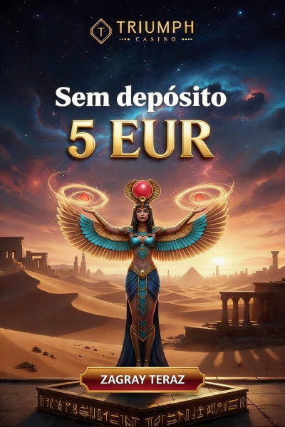 Imagem de B&ocirc;nus de R$ 5,00 no cadastro sem dep&oacute;sito no Cassino Triumph