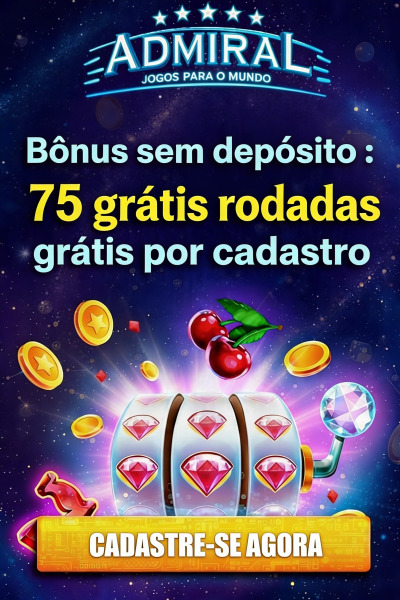 Imagem de 75 rodadas gr&aacute;tis no Admiral Cassino ao se cadastrar