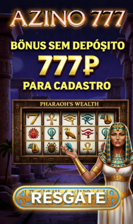 Imagem de B&ocirc;nus de R$ 777,00 sem dep&oacute;sito no Azino777 para cadastro