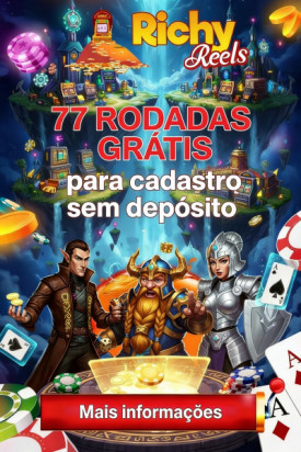 Imagem de 77 Rodadas Gr&aacute;tis no Richy Reels por Confirmar o Telefone