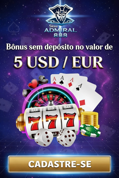 Imagem de Bônus de R$25,00 sem depósito no Cassino Admiral 888 Imagem de Bônus de R$25,00 sem depósito no Cassino Admiral 888