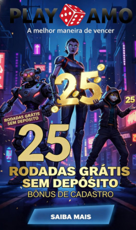 Imagem de 25 rodadas gr&aacute;tis sem dep&oacute;sito: o b&ocirc;nus exclusivo do PlayAmo